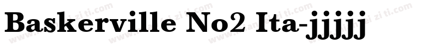 Baskerville No2 Ita字体转换